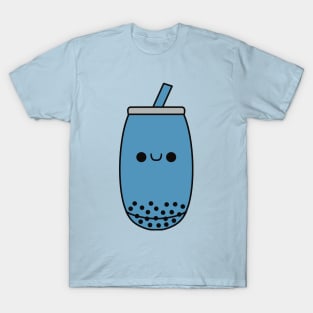 Cute Kawaii Blueberry Bubble Tea T-Shirt